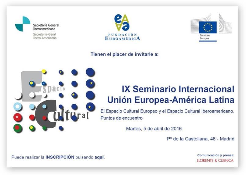 IX Seminario Internacional Unión Europea-América Latina.