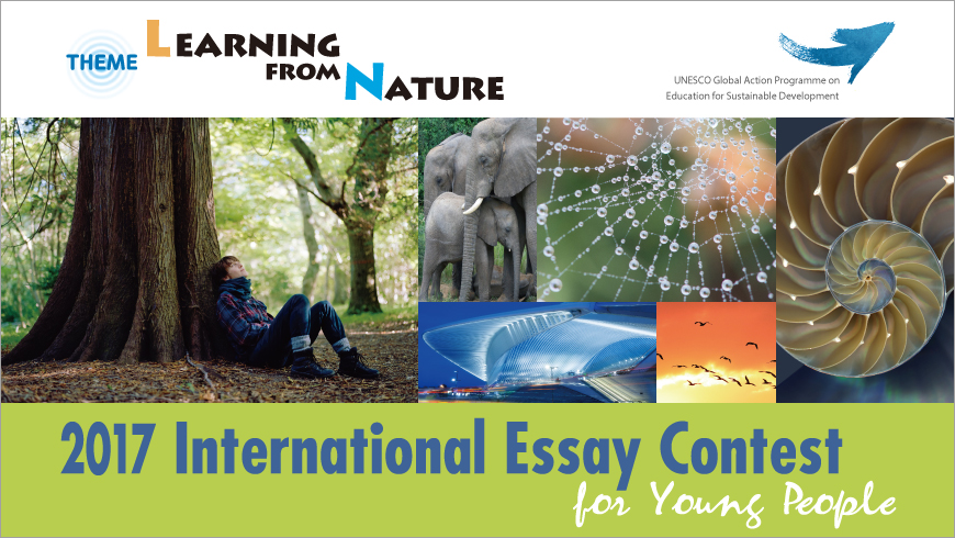 International Essay Contest for Young People 2017.