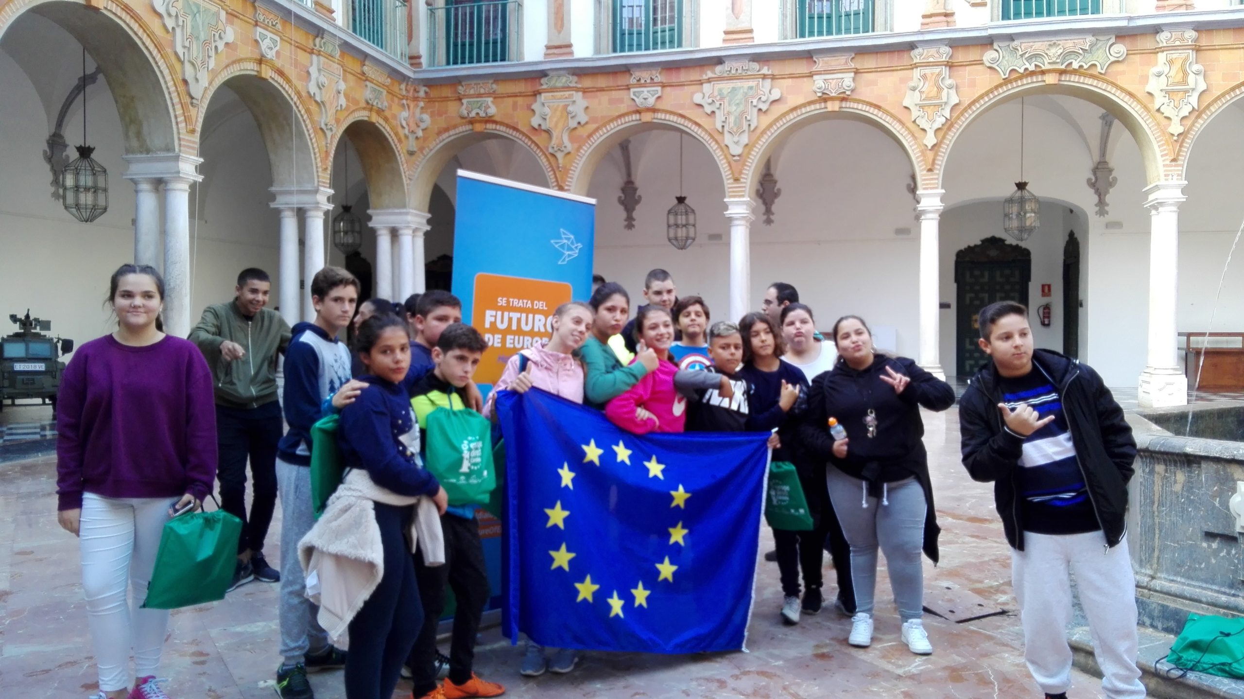 Visita alumnos IES Guadalquivir, 19 de octubre de 2018