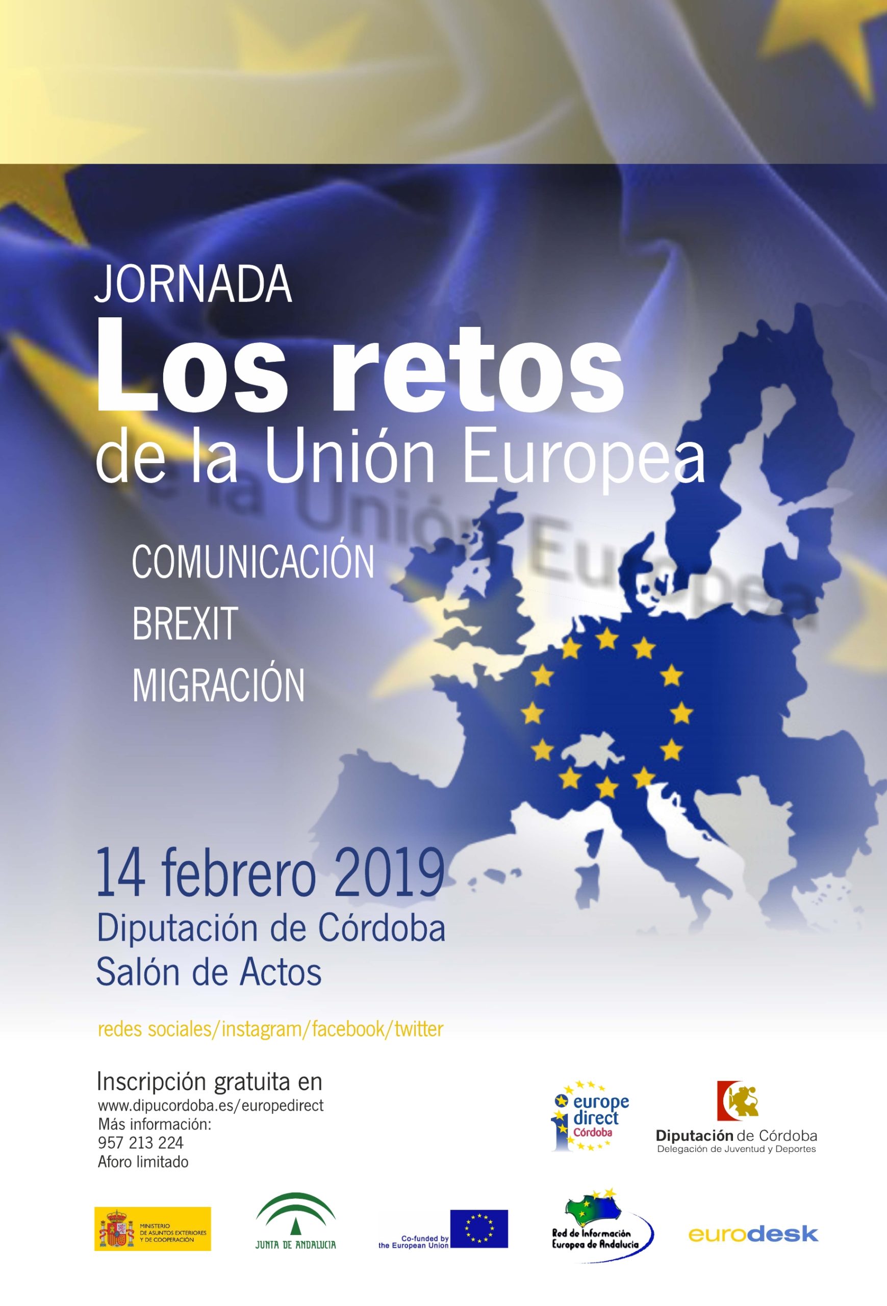 Jornada «Los retos de la Unión Europea», 14 de febrero 2019.