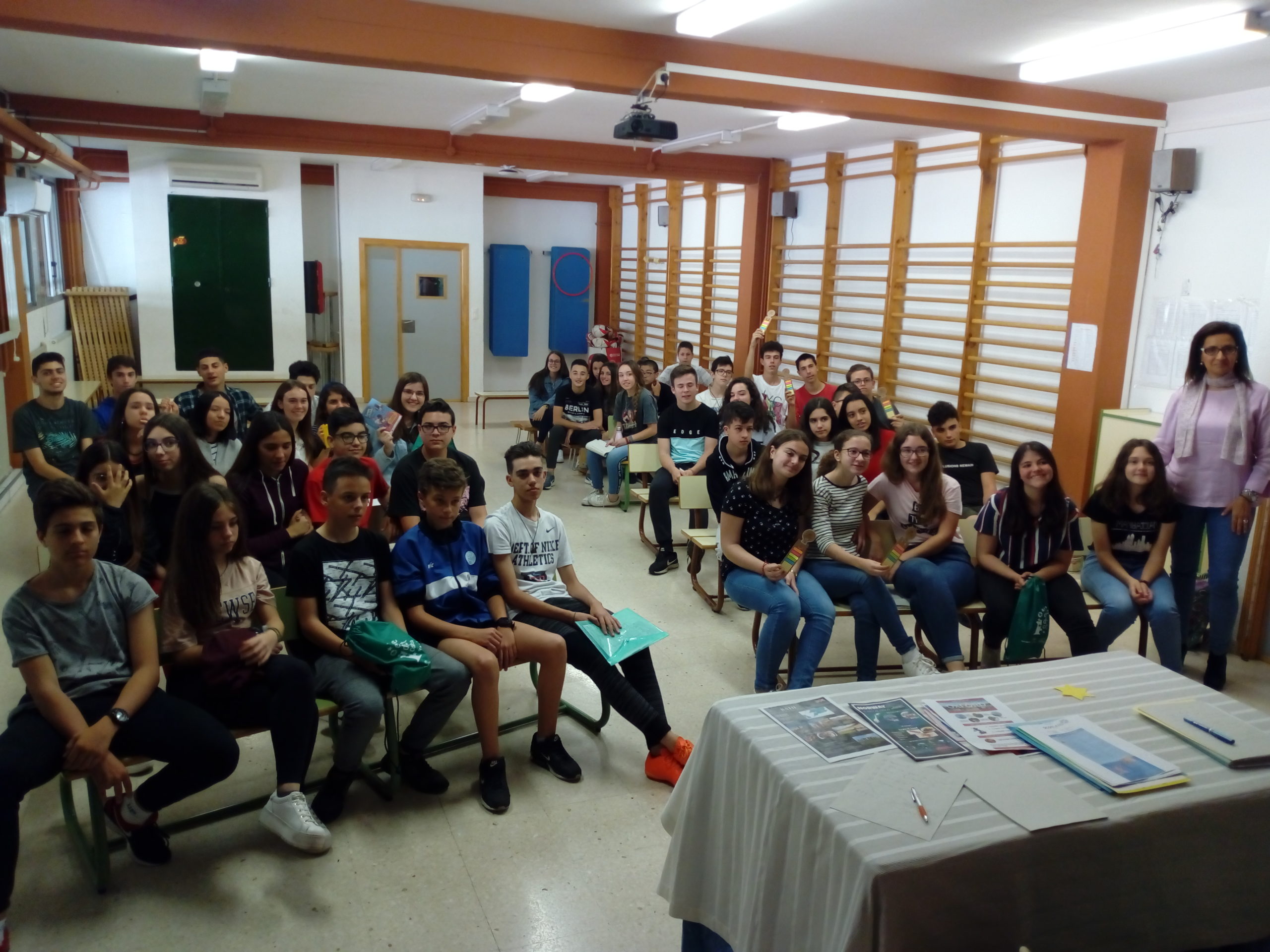 Mesa redonda día Europa. IES Grupo Cántico 10 mayo 19