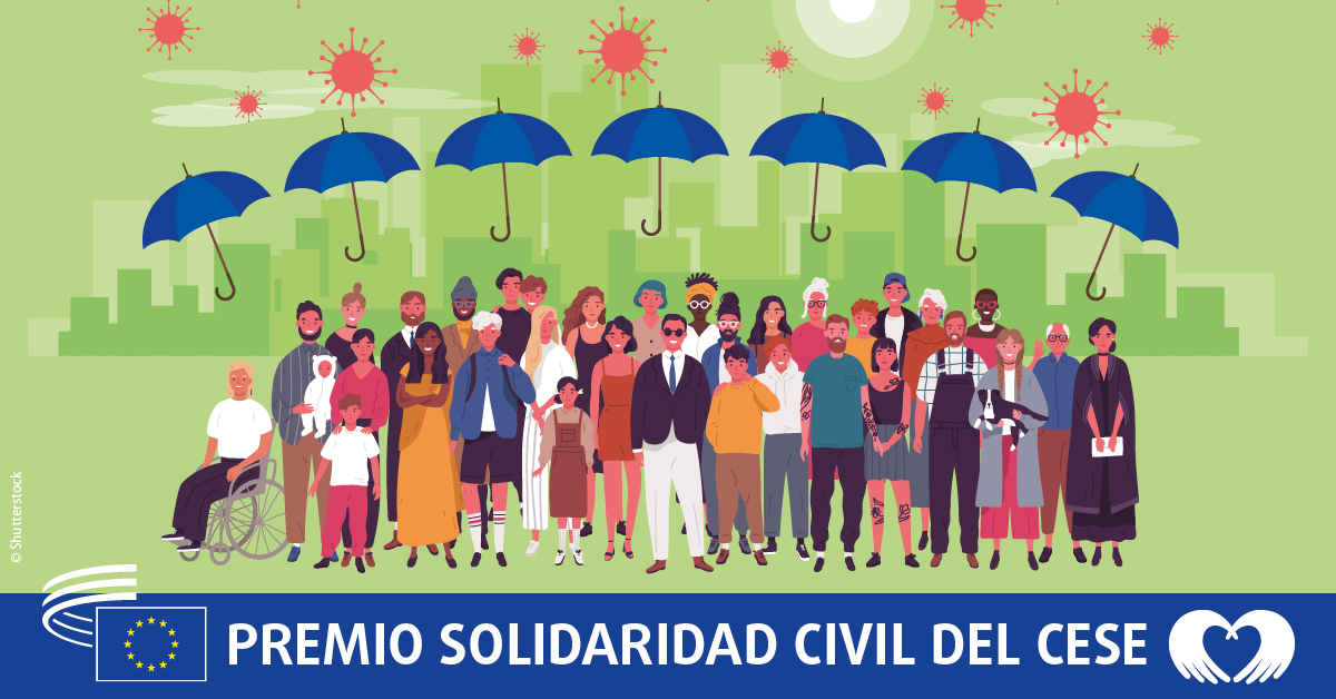 Última oportunidad para ganar el Premio Solidaridad Civil del CESE, dedicado a la lucha contra el coronavirus