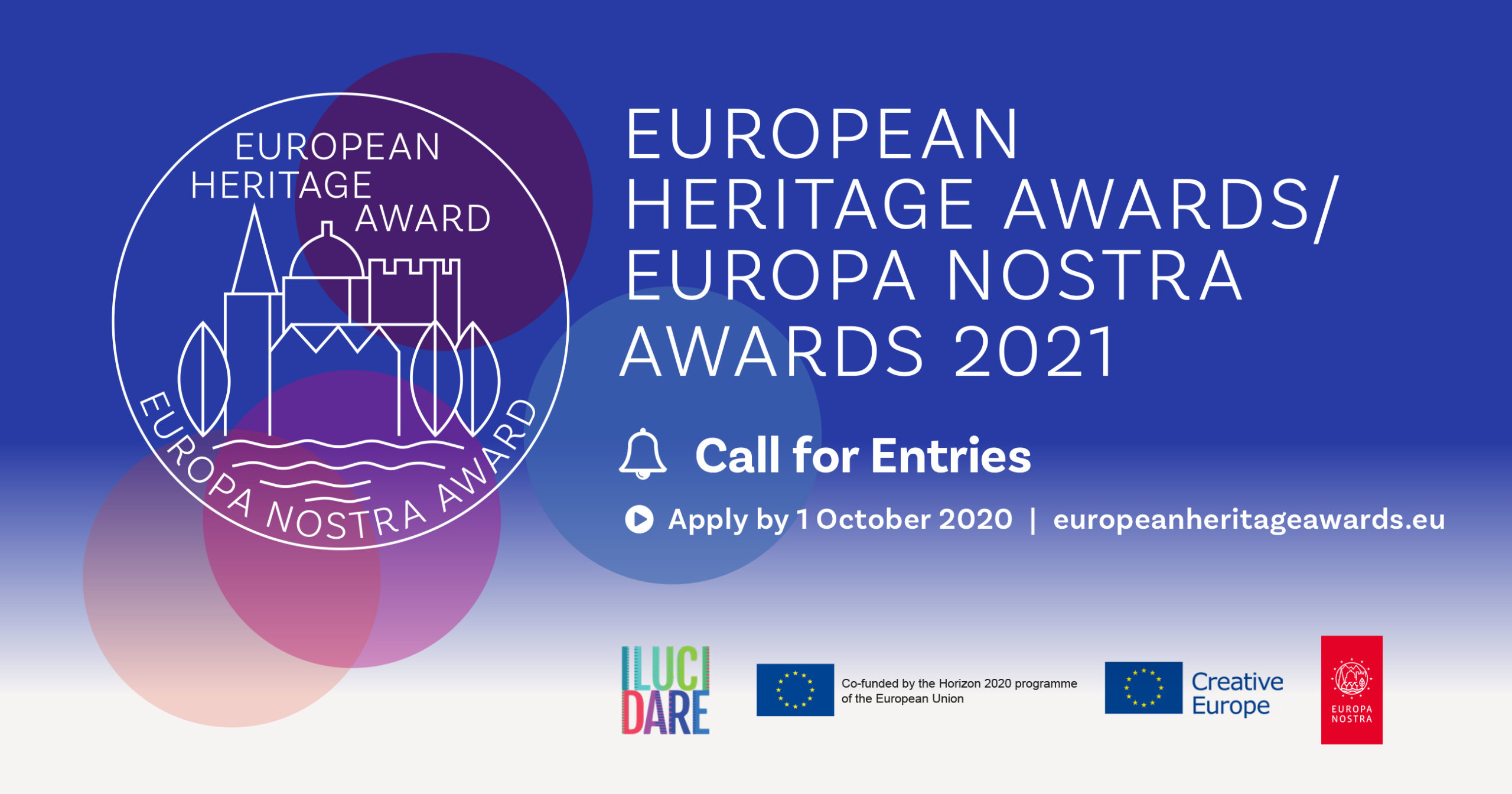 Premios Europeos del Patrimonio / Premios Europa Nostra 2021: abierto el plazo de candidaturas