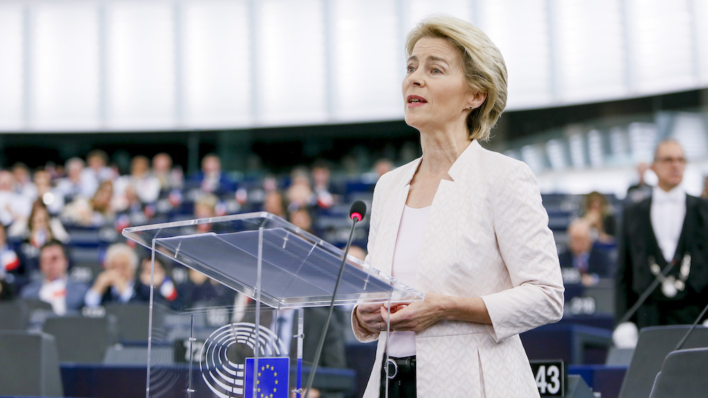 La presidenta Von der Leyen y el Colegio de Comisarios participan en la inauguración de la Presidencia belga del Consejo de la UE