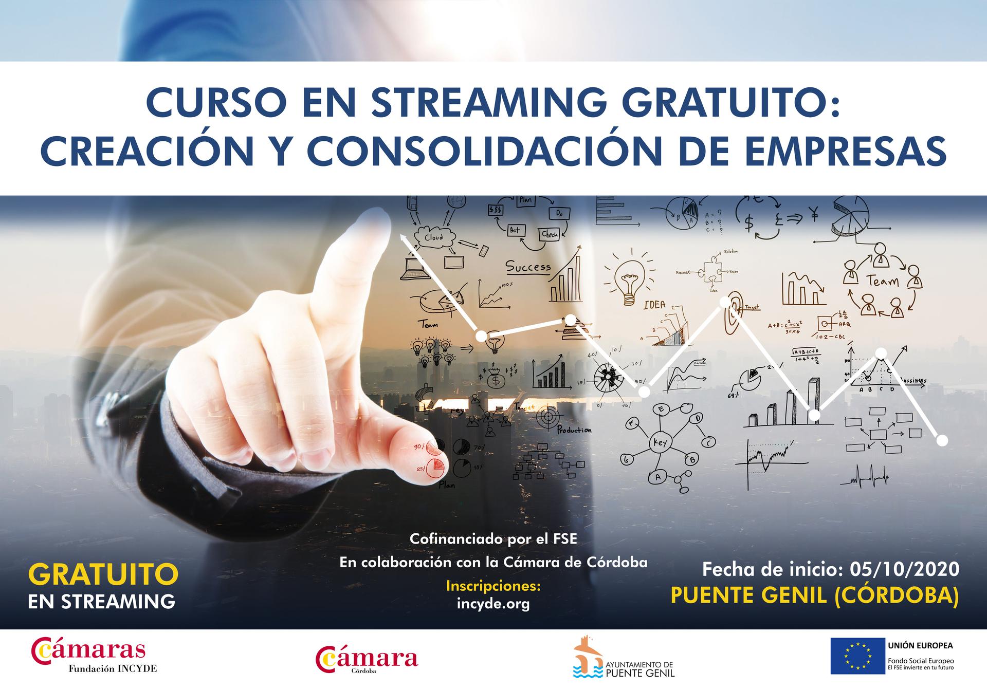 Curso en streaming gratuito: creación y consolidación de empresas