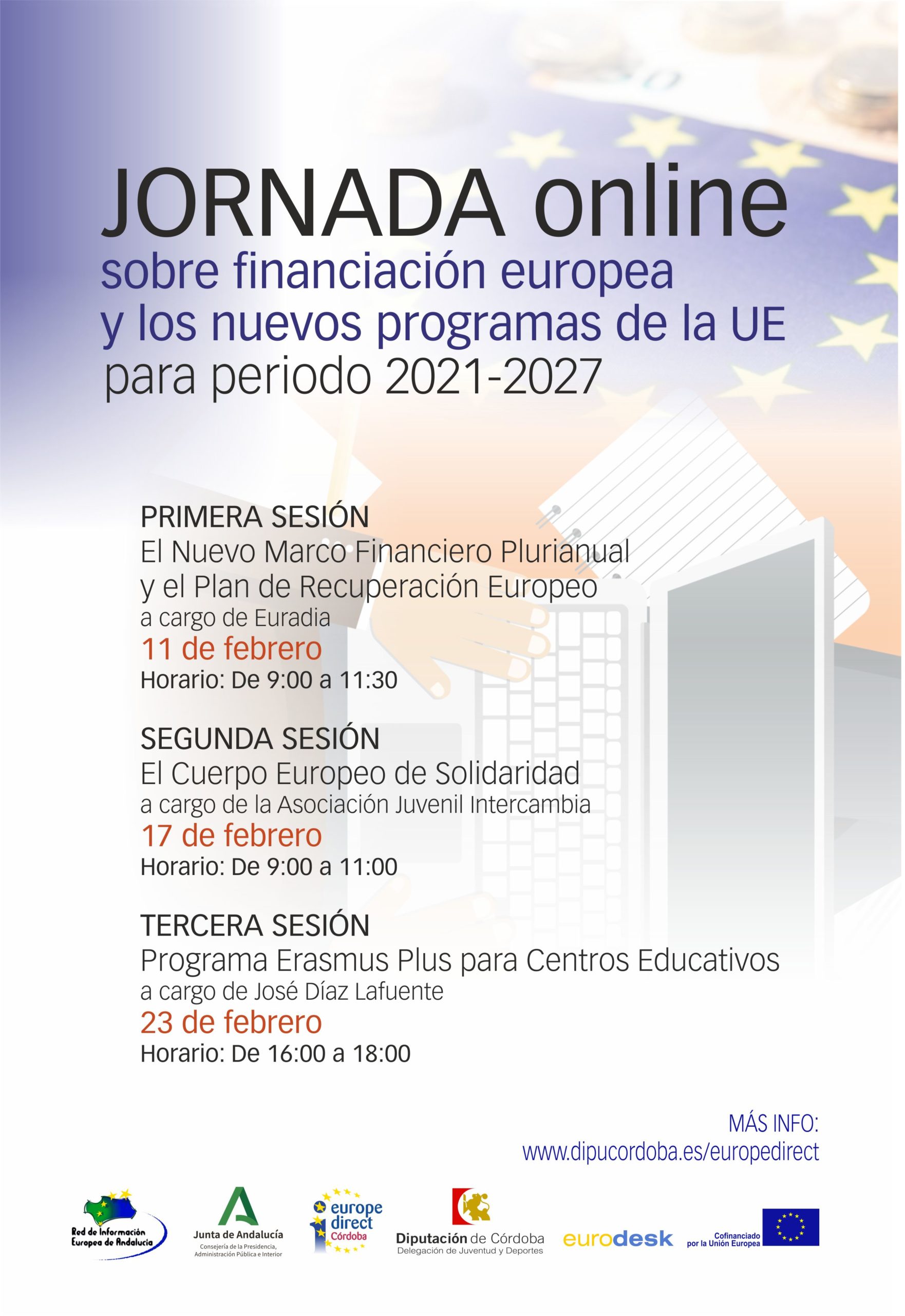 JORNADA online sobre financiación europea y los nuevos programas de la UE para el periodo 2021/2027