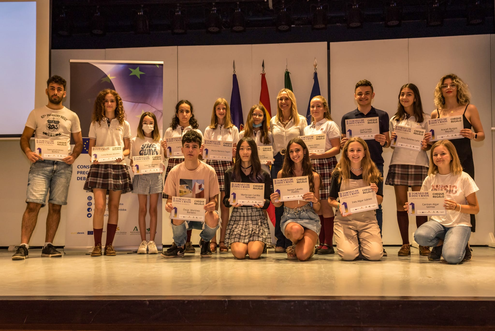 Entregados los premios del II Torneo de Discursos ‘Europa en 1 minuto’, organizado por el centro Europe Direct Córdoba