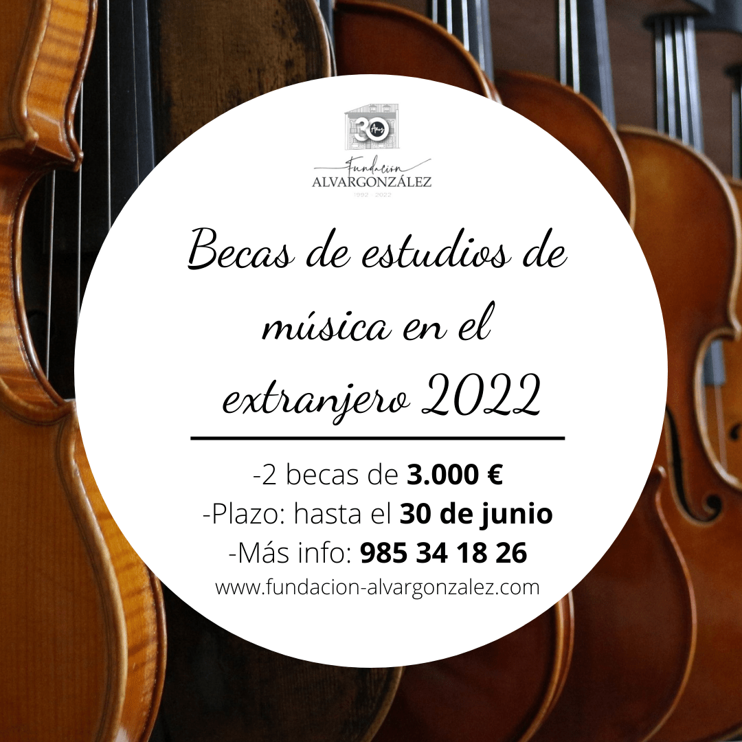 Becas de música en el extranjero, Fundación Alvargonzález