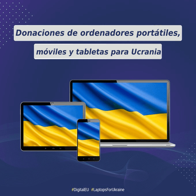 Donaciones de material digital para Ucrania