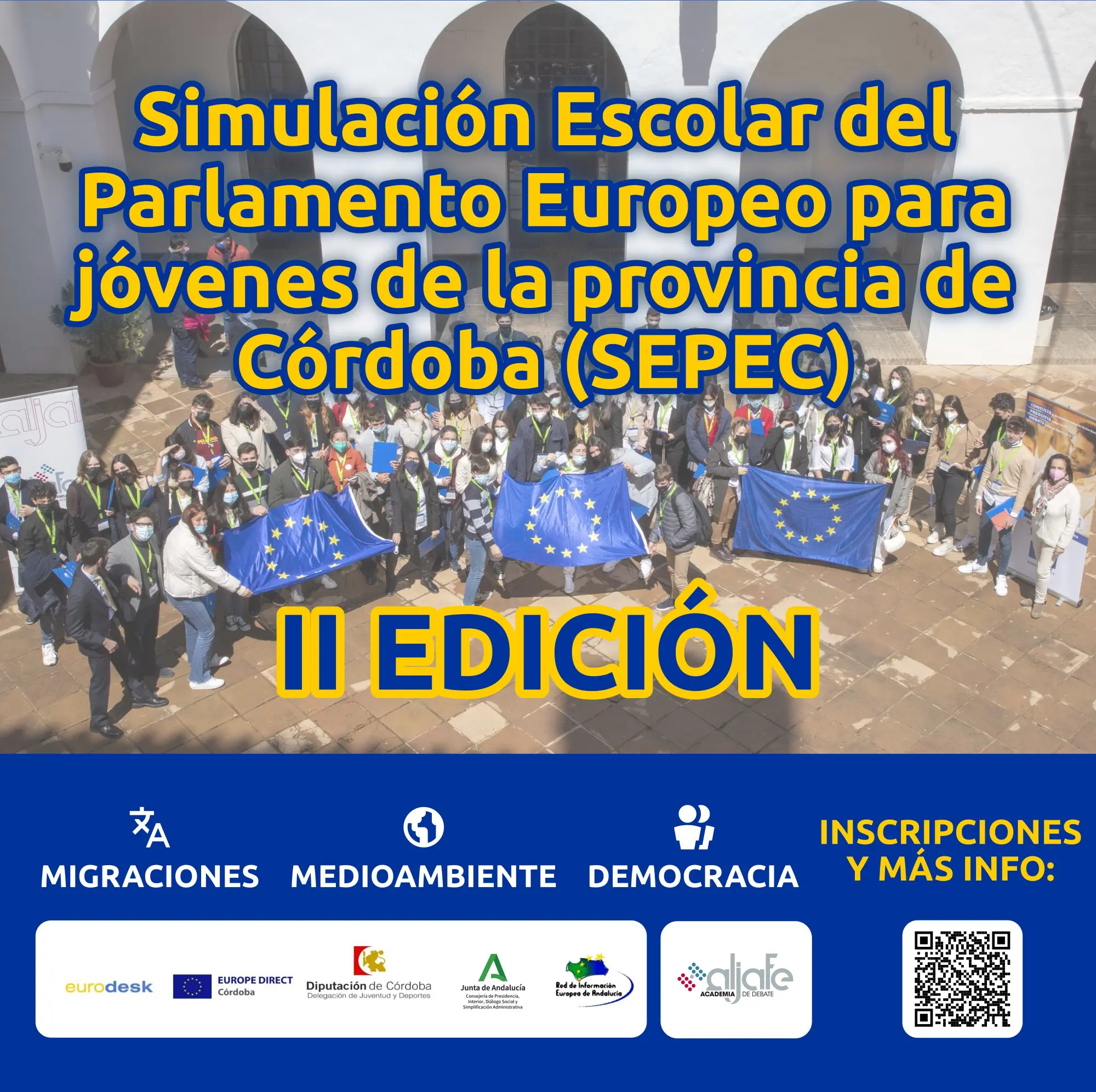 II Simulación Escolar de Parlamento Europeo para jóvenes de la provincia de Córdoba