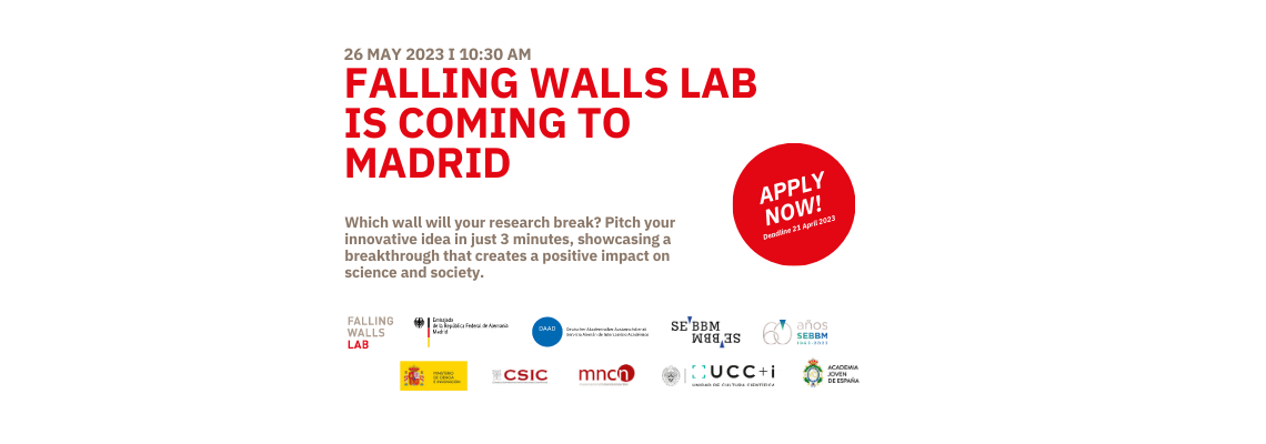 Falling Walls Lab Madrid 2023: ¡Inscríbete ya y presenta tu idea innovadora!