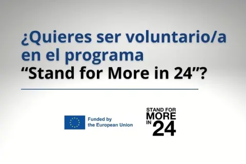 «Stand for More in 24»: ¡Buscamos voluntarios para promover el voto entre los jóvenes en Europa!