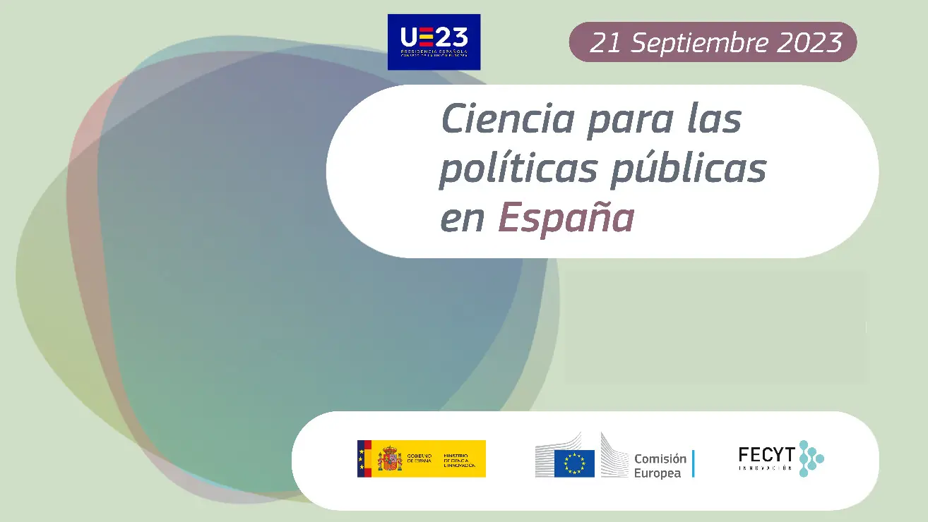 Invitación a jornada «Ciencia para las políticas públicas en España» – Madrid, 21 de septiembre