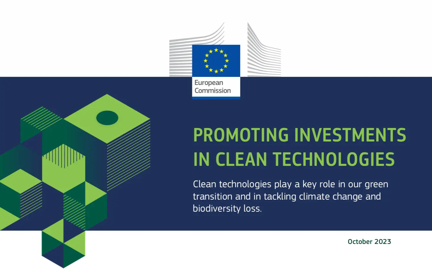 La Comisión informa sobre las iniciativas de la UE para promover las inversiones en tecnologías limpias