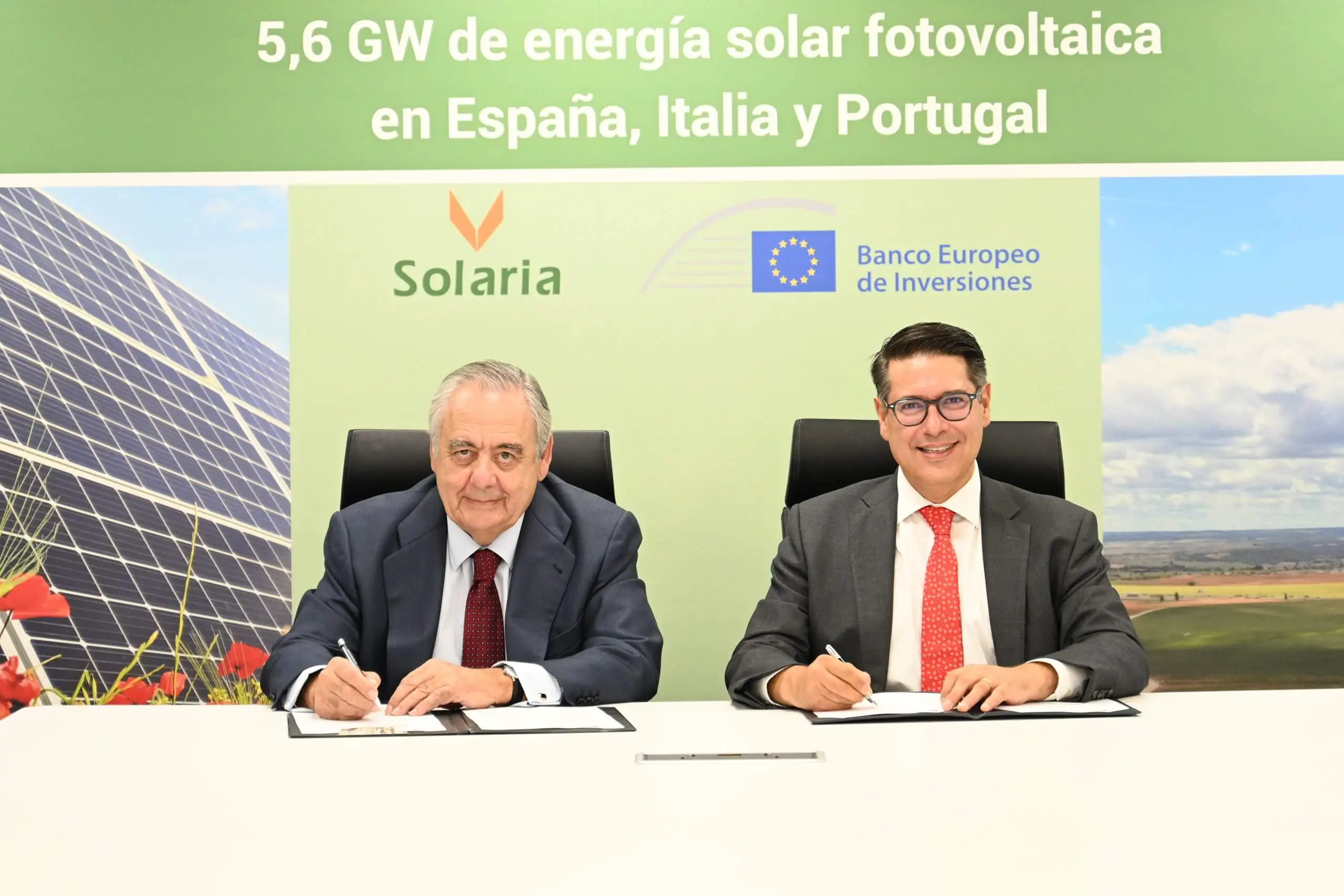 InvestEU: El BEI aprueba una financiación marco de hasta 1.700 millones de euros con Solaria para el despliegue de energía renovable en España, Italia y Portugal