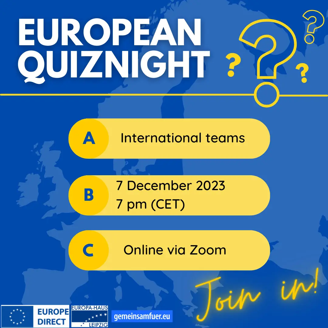 Invitación al próximo Quiznight Europeo el 7 de diciembre