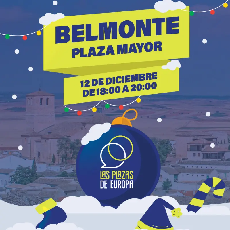 La Comisión Europea llega a Belmonte (Cuenca) con su gira ‘Las Plazas de Europa’