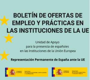 Boletín empleo & prácticas Instituciones UE (13-2024)