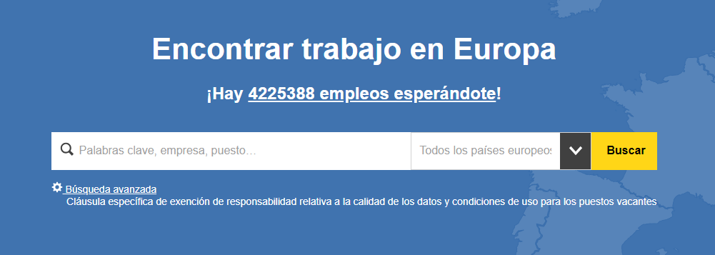 1. Millones de ofertas de empleo en el portal EURES