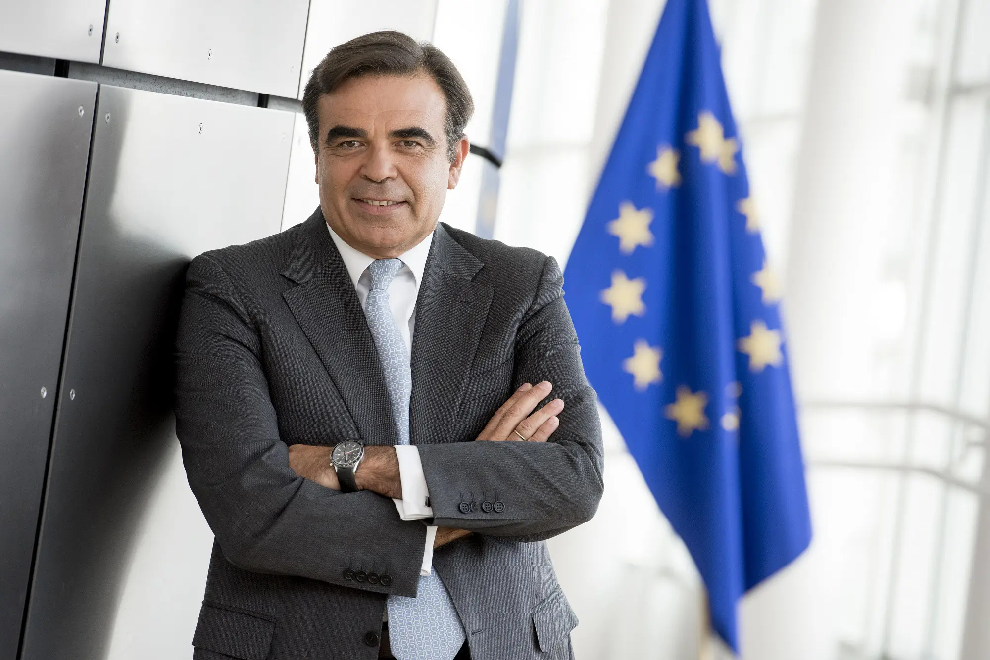 Visita del vicepresidente de la Comisión Europea Margaritis Schinas a Madrid.