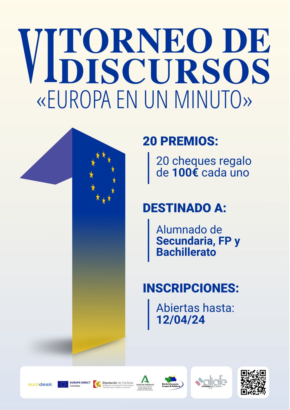 VI TORNEO DE DISCURSOS «EUROPA EN UN MINUTO»