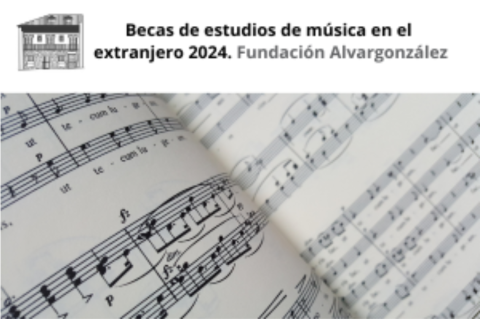 Becas para estudiar música en el extranjero. Fundación Alvargonzález