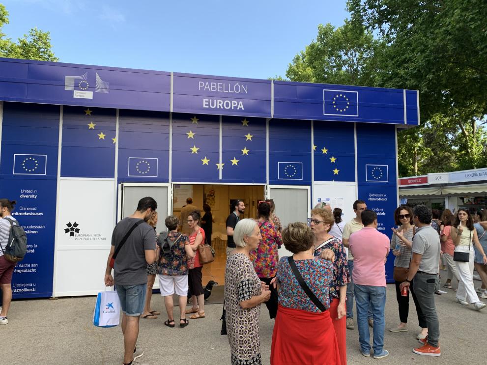 El #PabellónEuropa celebra más de 60 actividades en la Feria del Libro de Madrid