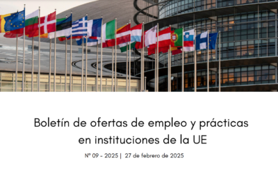 Boletín empleo & prácticas Instituciones UE (09-2025)