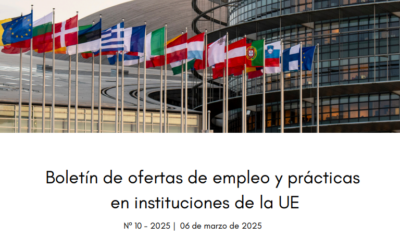 Boletín empleo & prácticas Instituciones UE (10-2025)